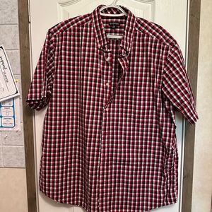 George size L button up shirt